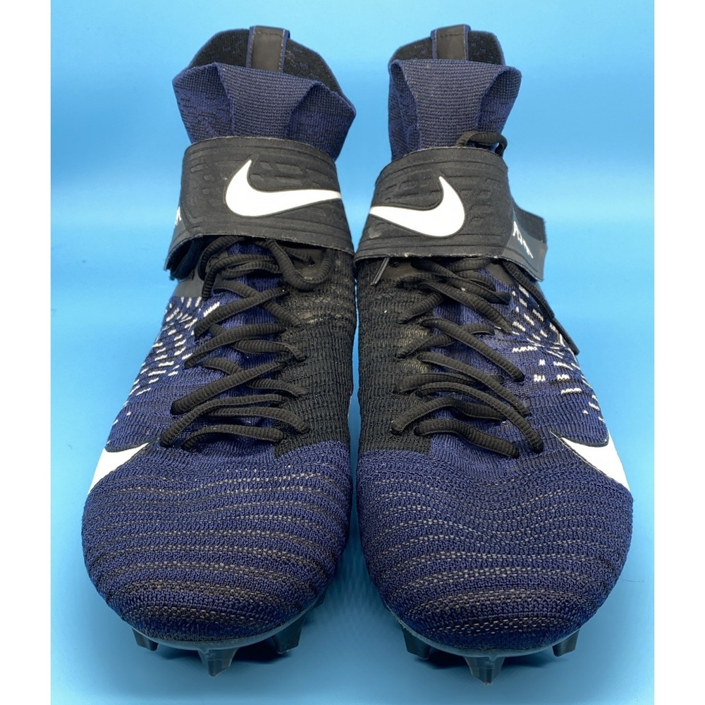 Men's Nike Cleats Alpha Menace Elite 2 Black White Football AO3374-403 Size 11.5